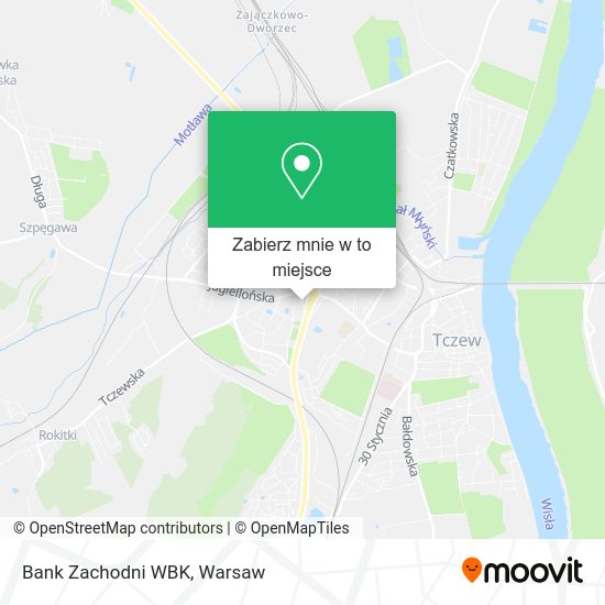 Mapa Bank Zachodni WBK