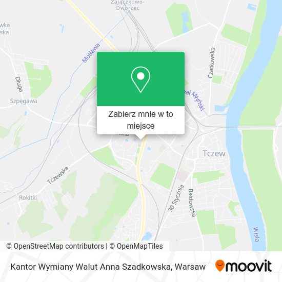 Mapa Kantor Wymiany Walut Anna Szadkowska