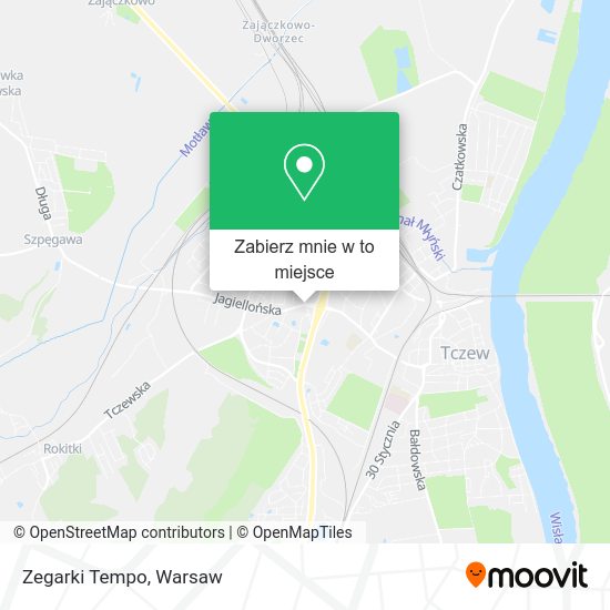 Mapa Zegarki Tempo