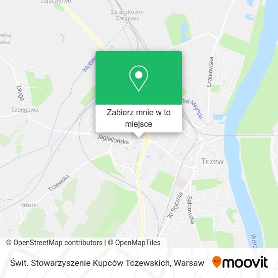 Mapa Świt. Stowarzyszenie Kupców Tczewskich