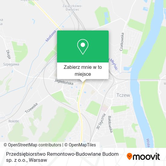 Mapa Przedsiębiorstwo Remontowo-Budowlane Budom sp. z o.o.