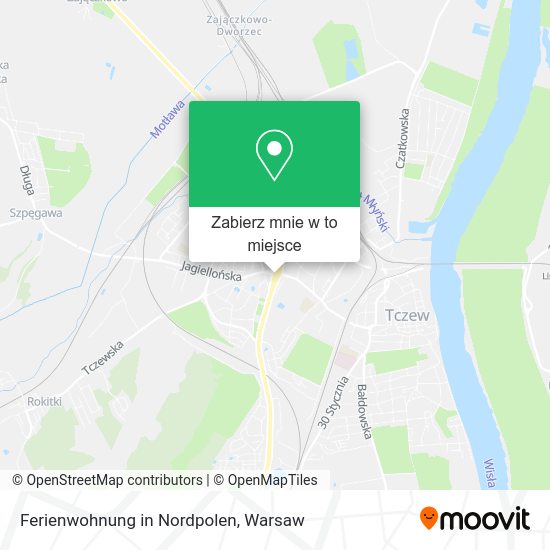 Mapa Ferienwohnung in Nordpolen