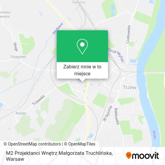 Mapa M2 Projektanci Wnętrz Małgorzata Truchlińska