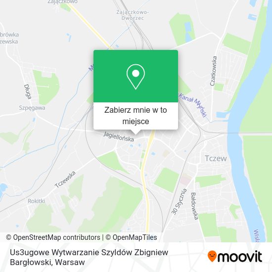 Mapa Us3ugowe Wytwarzanie Szyldów Zbigniew Bargłowski