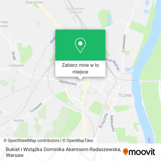 Mapa Bukiet i Wstążka Dominika Akermann-Radaszewska