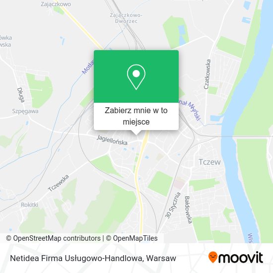 Mapa Netidea Firma Usługowo-Handlowa