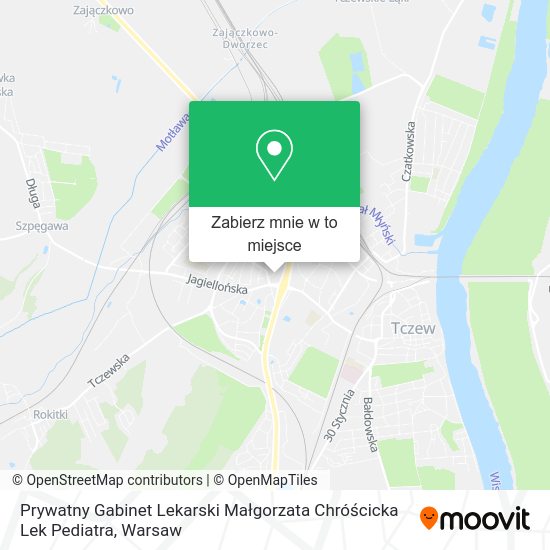 Mapa Prywatny Gabinet Lekarski Małgorzata Chróścicka Lek Pediatra