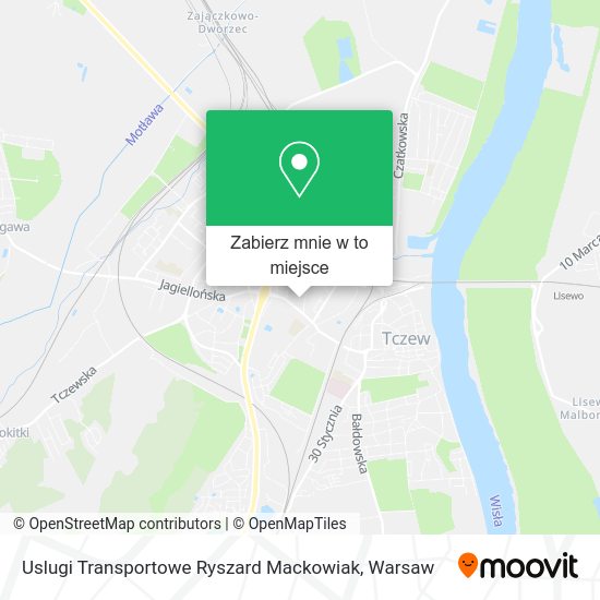 Mapa Uslugi Transportowe Ryszard Mackowiak