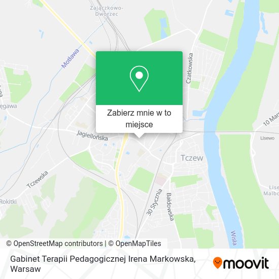 Mapa Gabinet Terapii Pedagogicznej Irena Markowska