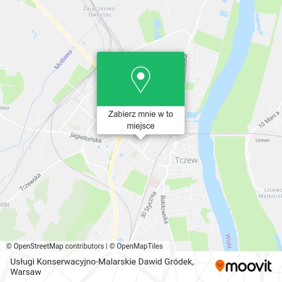 Mapa Usługi Konserwacyjno-Malarskie Dawid Gródek