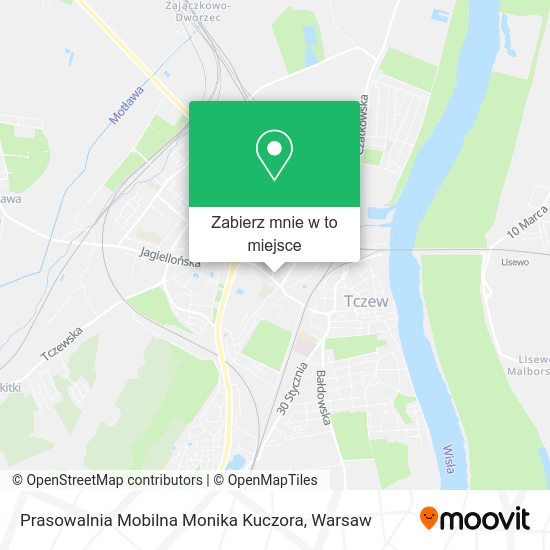 Mapa Prasowalnia Mobilna Monika Kuczora