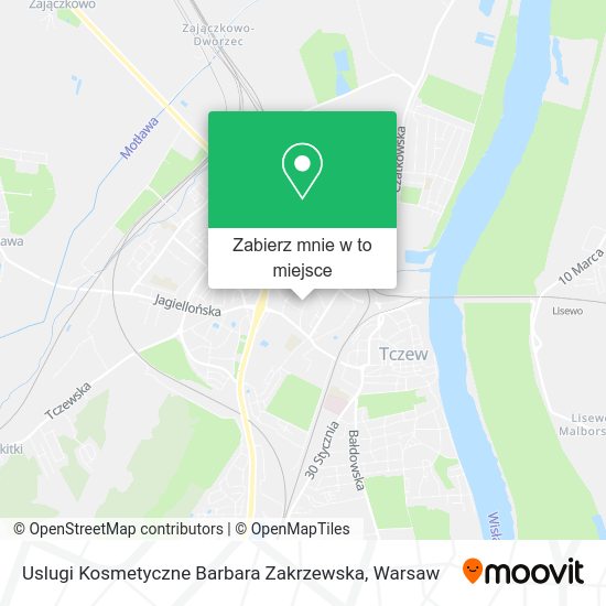 Mapa Uslugi Kosmetyczne Barbara Zakrzewska