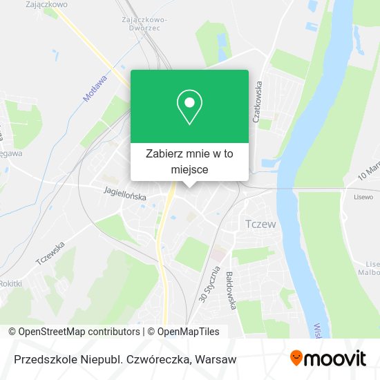 Mapa Przedszkole Niepubl. Czwóreczka