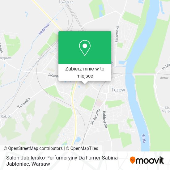 Mapa Salon Jubilersko-Perfumeryjny Da'Fumer Sabina Jabłoniec