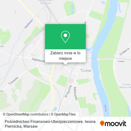 Mapa Pośrednictwo Finansowo-Ubezpieczeniowe. Iwona Piernicka