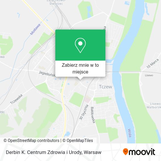 Mapa Derbin K. Centrum Zdrowia i Urody