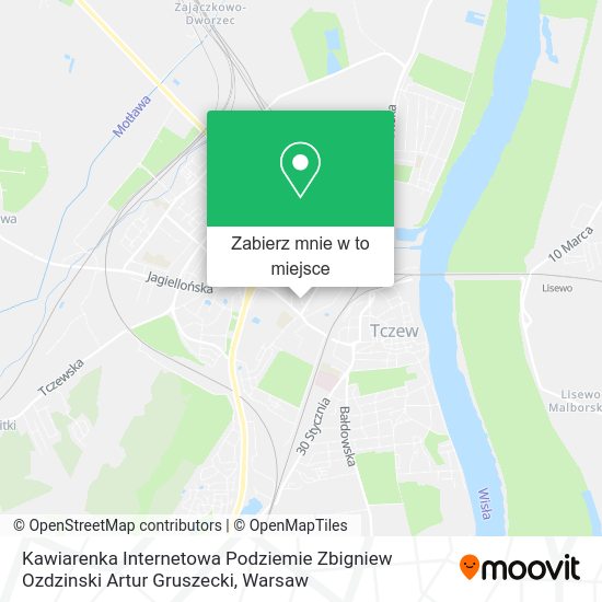 Mapa Kawiarenka Internetowa Podziemie Zbigniew Ozdzinski Artur Gruszecki