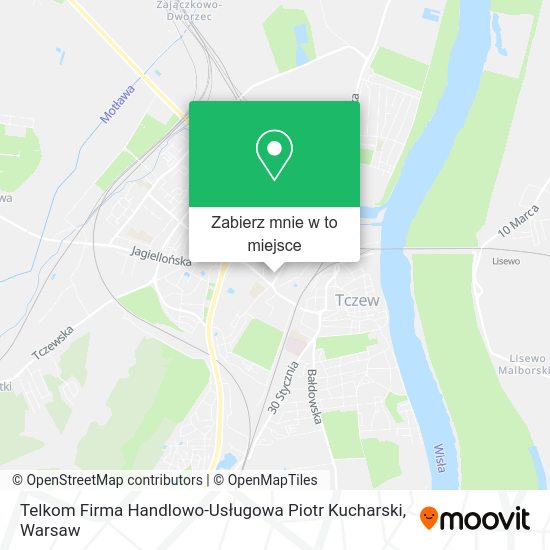 Mapa Telkom Firma Handlowo-Usługowa Piotr Kucharski