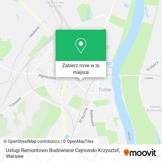 Mapa Usługi Remontowo Budowlane Cejrowski Krzysztof