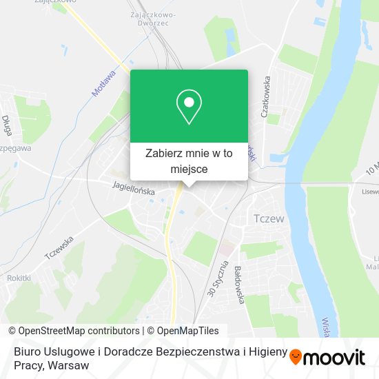 Mapa Biuro Uslugowe i Doradcze Bezpieczenstwa i Higieny Pracy