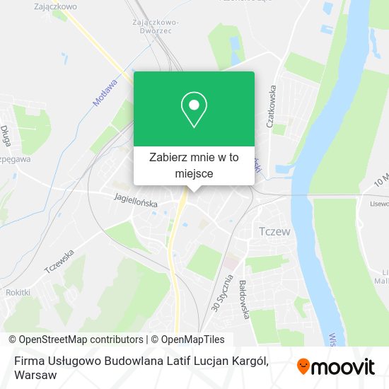 Mapa Firma Usługowo Budowlana Latif Lucjan Kargól