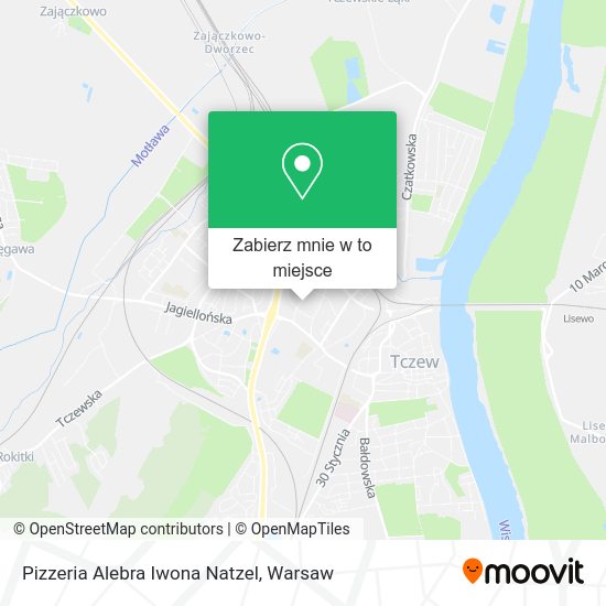 Mapa Pizzeria Alebra Iwona Natzel