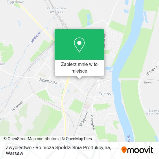 Mapa Zwycięstwo - Rolnicza Spółdzielnia Produkcyjna