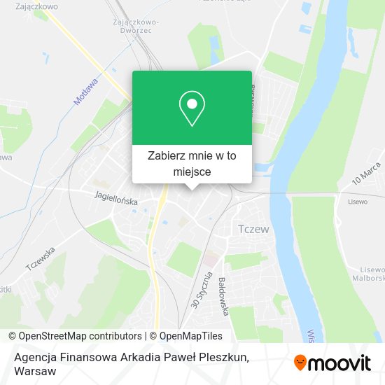 Mapa Agencja Finansowa Arkadia Paweł Pleszkun