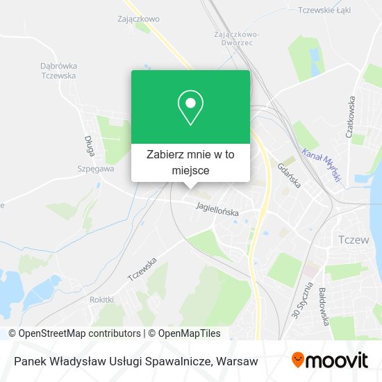 Mapa Panek Władysław Usługi Spawalnicze