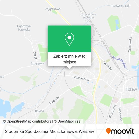 Mapa Siódemka Spółdzielnia Mieszkaniowa