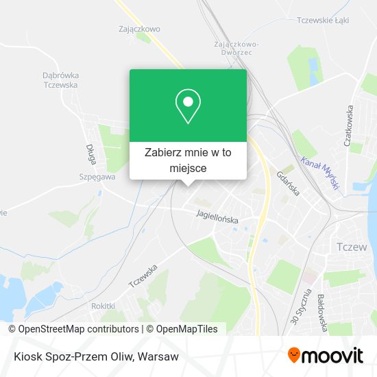 Mapa Kiosk Spoz-Przem Oliw