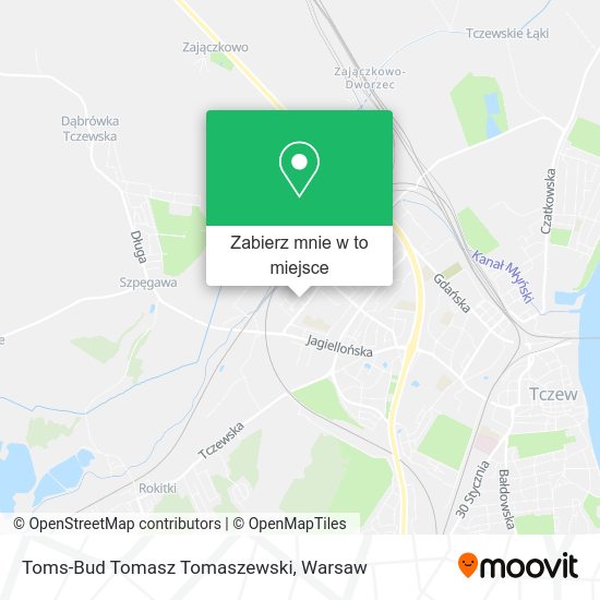 Mapa Toms-Bud Tomasz Tomaszewski