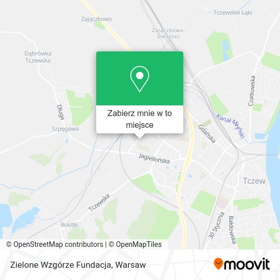 Mapa Zielone Wzgórze Fundacja