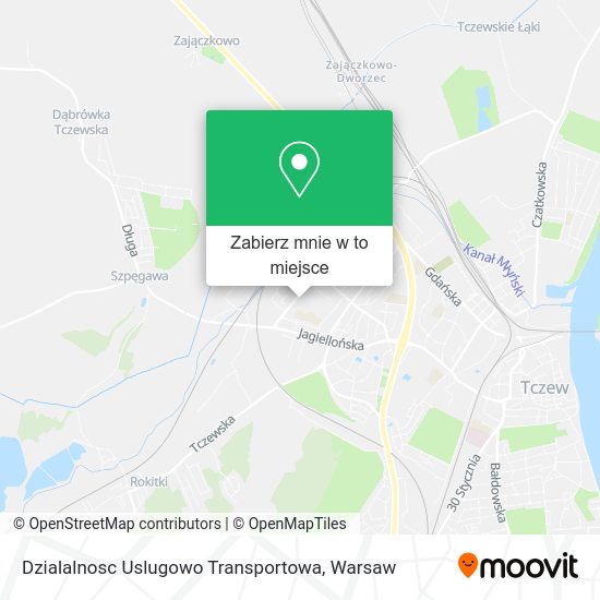 Mapa Dzialalnosc Uslugowo Transportowa