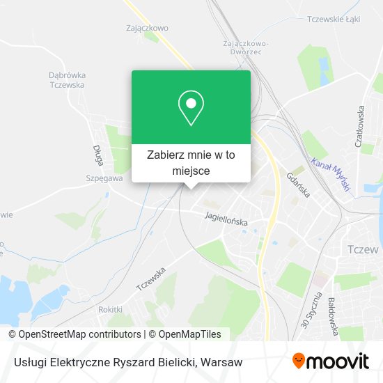 Mapa Usługi Elektryczne Ryszard Bielicki