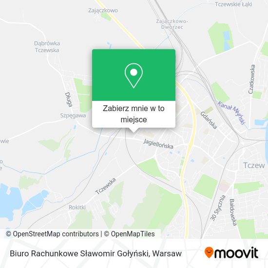 Mapa Biuro Rachunkowe Sławomir Gołyński