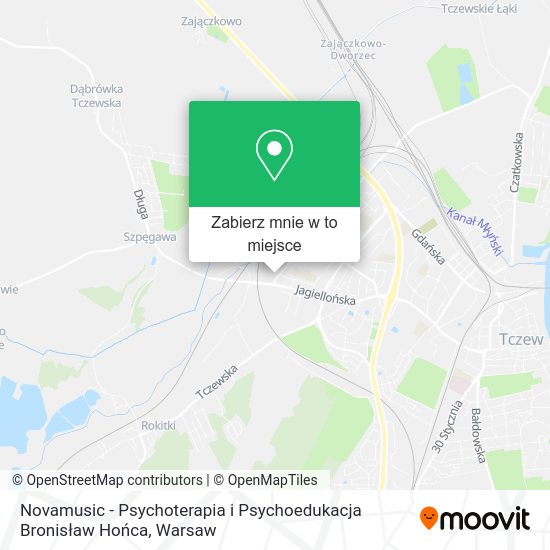 Mapa Novamusic - Psychoterapia i Psychoedukacja Bronisław Hońca