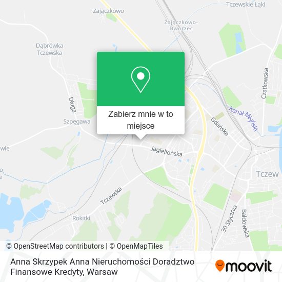 Mapa Anna Skrzypek Anna Nieruchomości Doradztwo Finansowe Kredyty