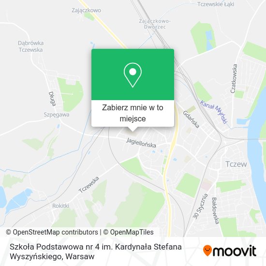 Mapa Szkoła Podstawowa nr 4 im. Kardynała Stefana Wyszyńskiego