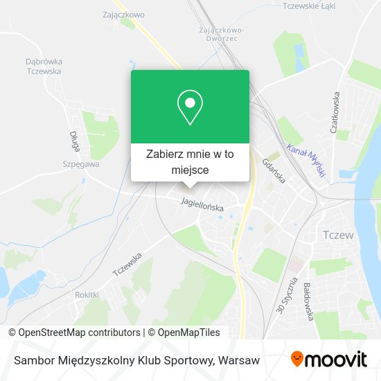 Mapa Sambor Międzyszkolny Klub Sportowy