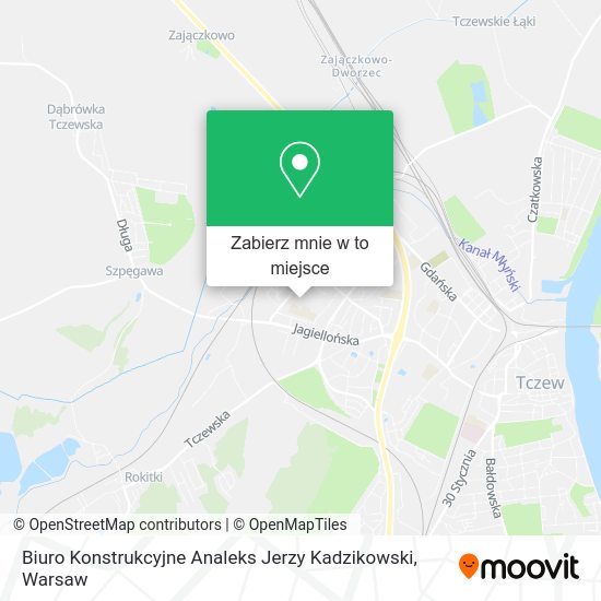 Mapa Biuro Konstrukcyjne Analeks Jerzy Kadzikowski