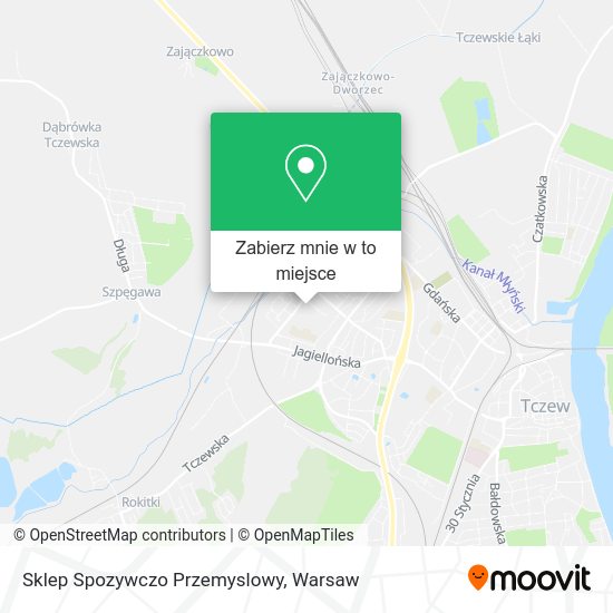 Mapa Sklep Spozywczo Przemyslowy