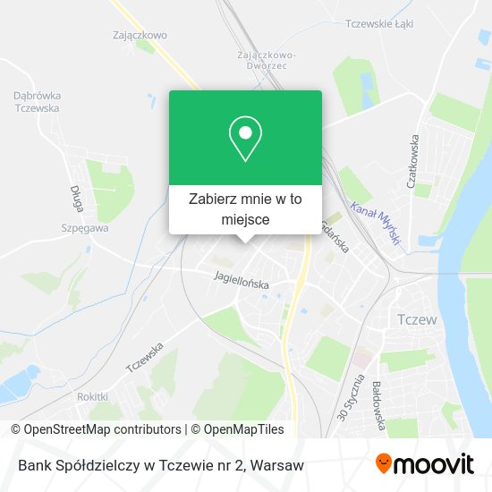 Mapa Bank Spółdzielczy w Tczewie nr 2