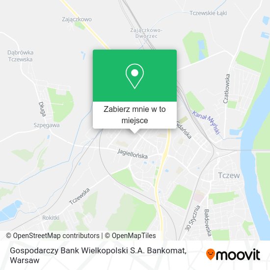 Mapa Gospodarczy Bank Wielkopolski S.A. Bankomat