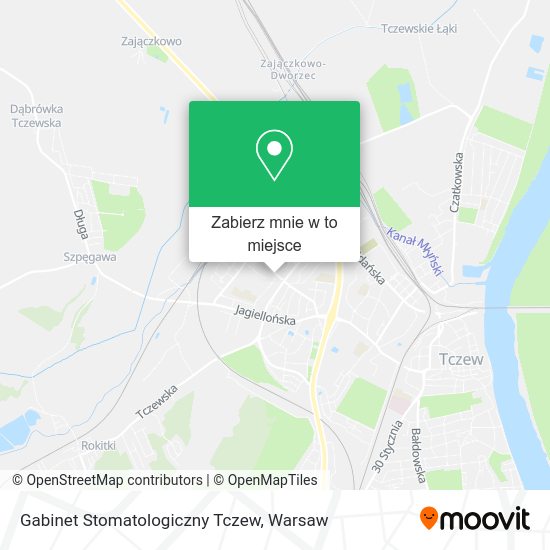 Mapa Gabinet Stomatologiczny Tczew