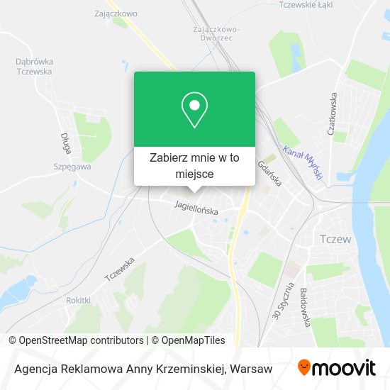 Mapa Agencja Reklamowa Anny Krzeminskiej