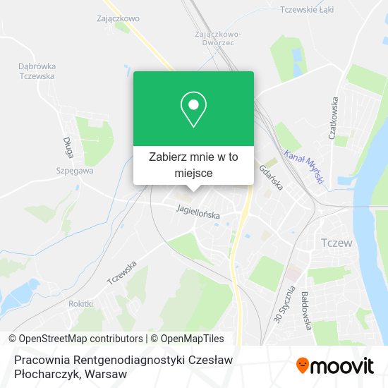 Mapa Pracownia Rentgenodiagnostyki Czesław Płocharczyk