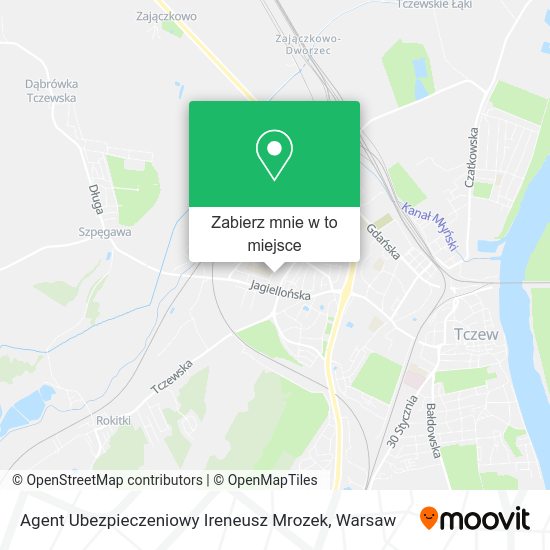 Mapa Agent Ubezpieczeniowy Ireneusz Mrozek