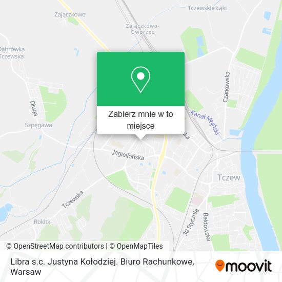 Mapa Libra s.c. Justyna Kołodziej. Biuro Rachunkowe