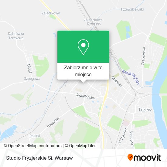 Mapa Studio Fryzjerskie Si